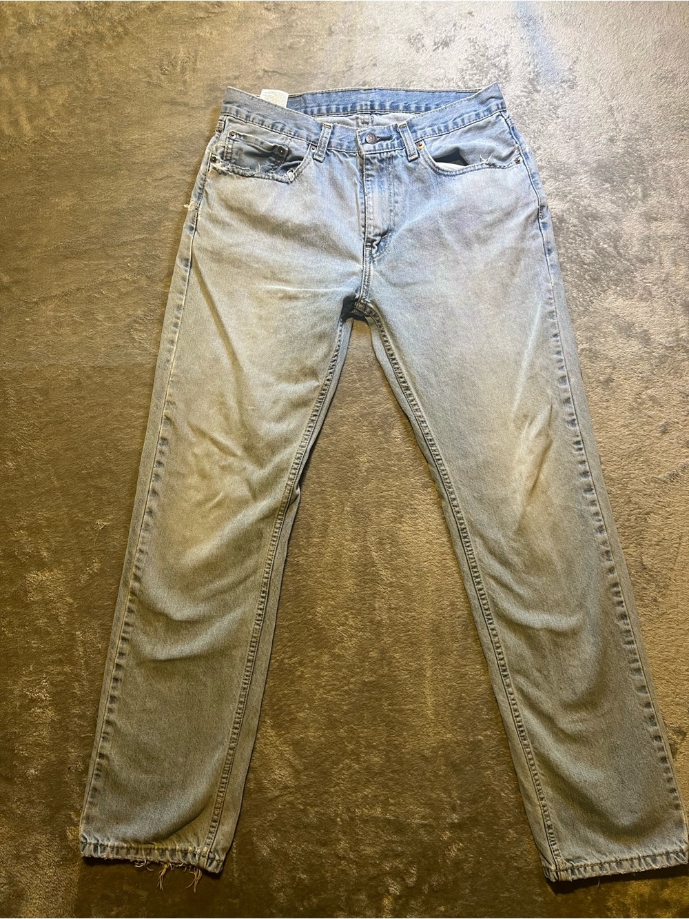 Levi's Men's Light Blue Slim Straight Jeans